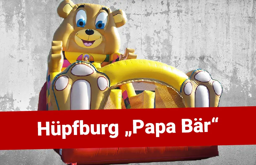 Riesenhüpfburg „Papa Bär“